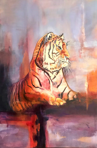 large tiger profile